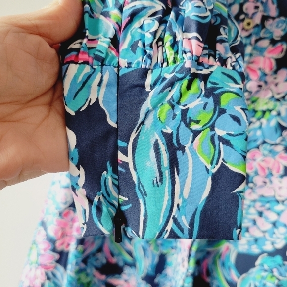 Lilly Pulitzer Mira Shirt Dress in High Tide Navy - Picture 7 of 15